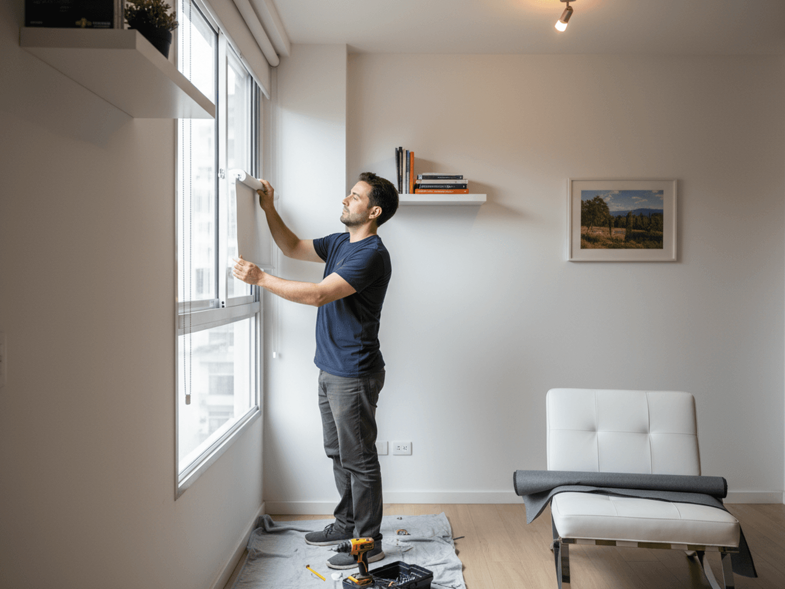 Servicio de Instalación de cortinas y persianas en Perú
