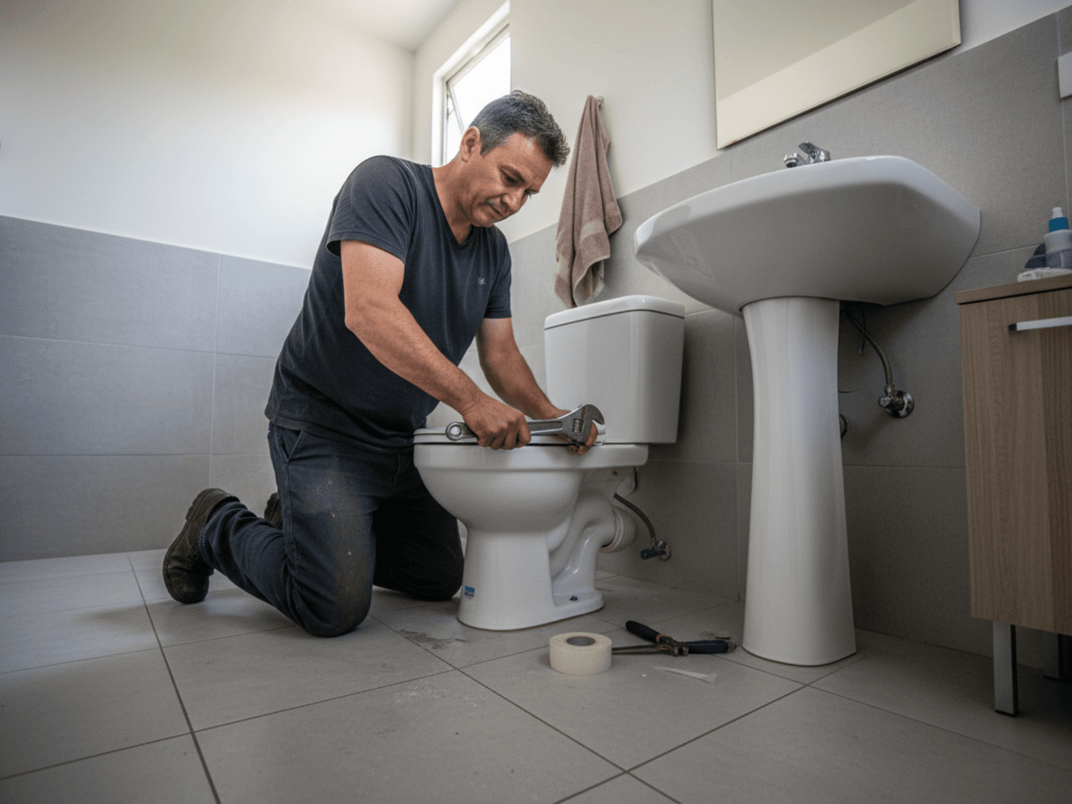 Servicio de Instalación de inodoro y lavatorio en Perú
