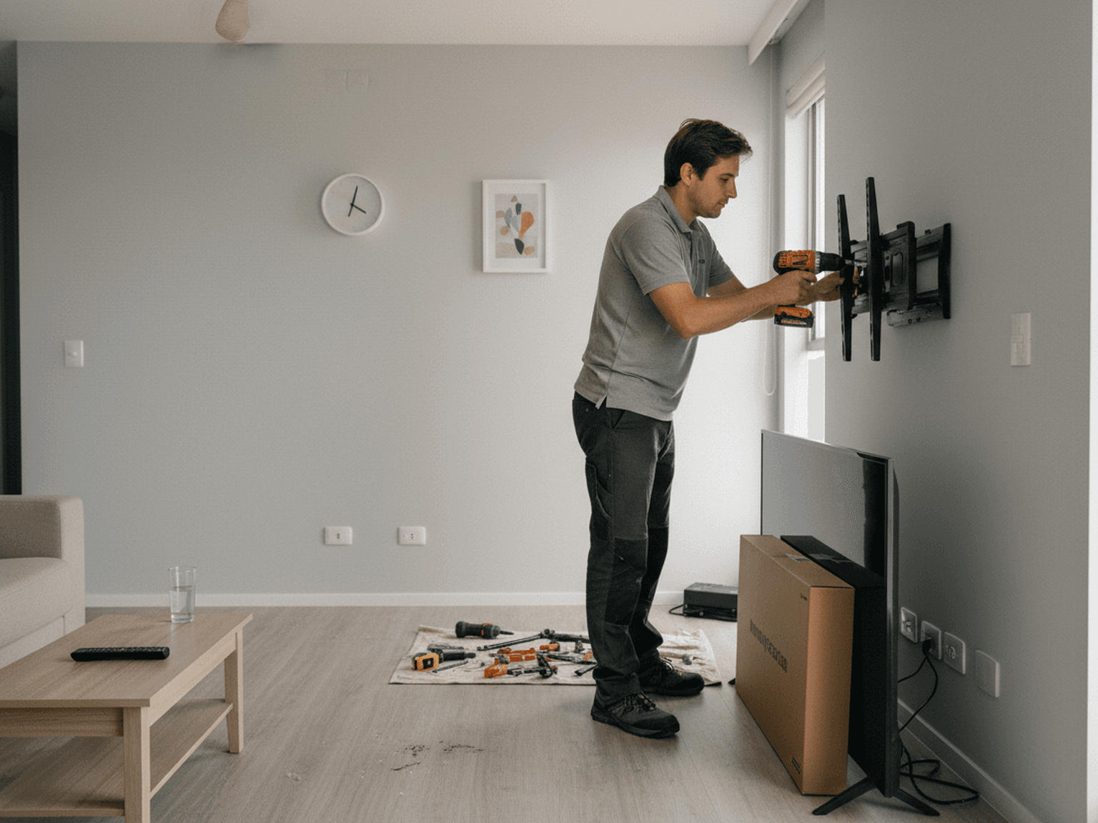 Servicio de Instalación de soporte de TV en Perú