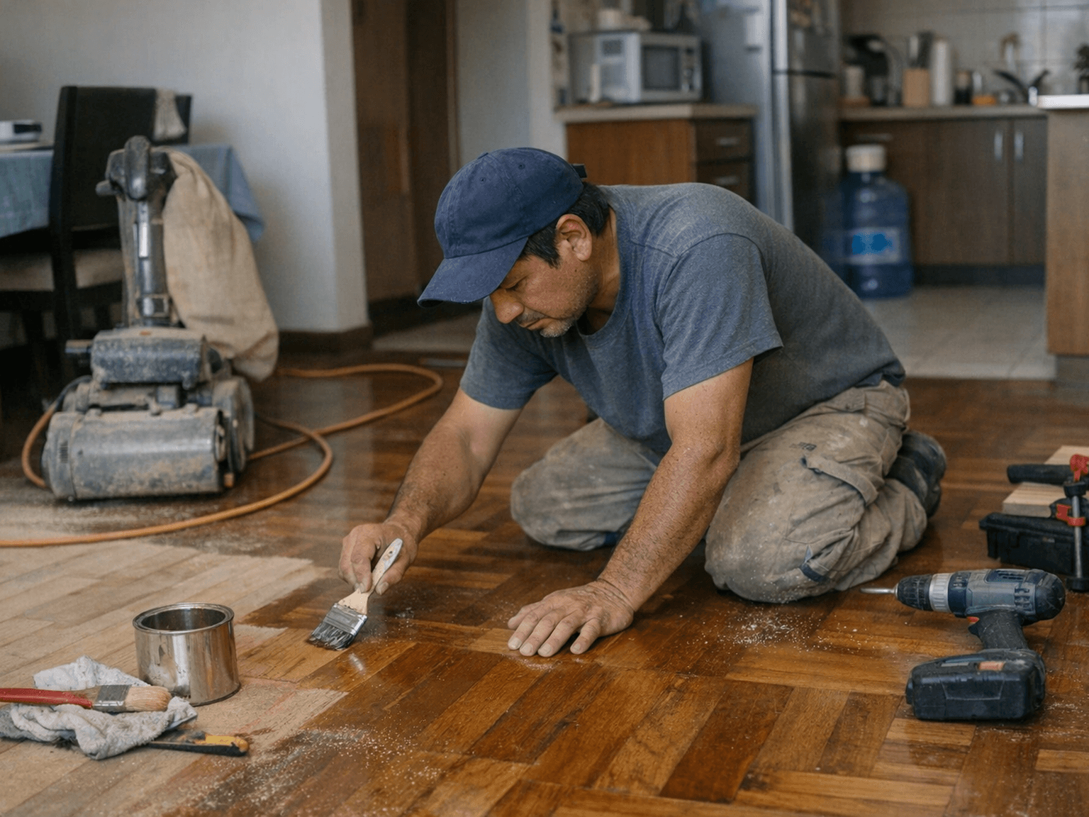 Servicio de Pulido y lacado de pisos de madera en Perú